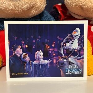 🌻FREE w/ Purchase - Disney Olaf’s Frozen Adventure Mini Lithograph